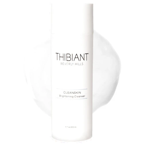 Thibiant Beverly Hills CleanSkin Brightening Gel Cleanser with Hyaluronic Acid, Face Wash for Women, Moisturizer and Exfoliating Face Wash, Removes Dirt, Oil and Makeup Paraben Free, 6.7 Oz