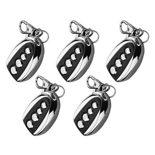 Dcvbny 5-Pack 433MHz Garage Door Remote Control - Auto Sliding/Gate Opener & Closer, Electric Cloning Replacement for Rolling Driveway Gates - Compatible with Most Openers