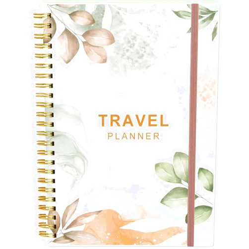 Heveboik Travel Journal for Women & Men, Vacation & Road Trip Planner Organizer, Travel Notebook for 6 Trips, Trip Planner Gift to Record Memories and Adventures from Special Trips, 5.8
