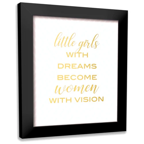 ArtDirect - Quach, Anna 15x17 Black Modern Framed Art Print Titled: Dreams
