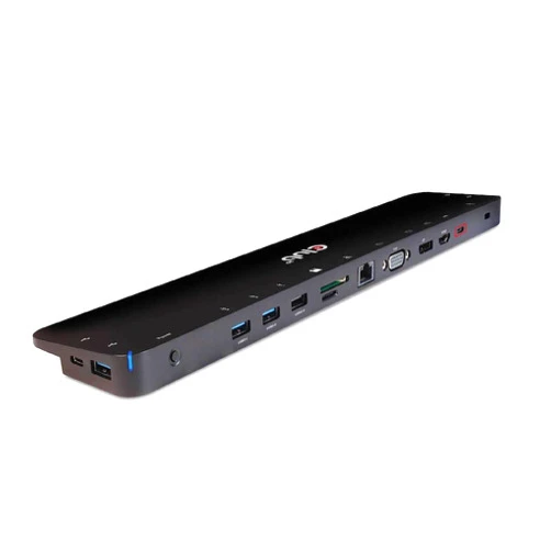 Club 3D CSV-1565 USB Gen1 Type-C Triple Display DP1.4 Alt Mode Smart PD3.0 Charging Dock with 100 Watt Power Supply