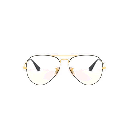 Ray-Ban Rx6489 Aviator Prescription Eyeglass Frames