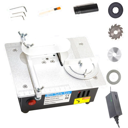 RTOVZON Mini Table Saw, RTOVZON 96W Mini Desktop Electric Saw Cutter 7.1