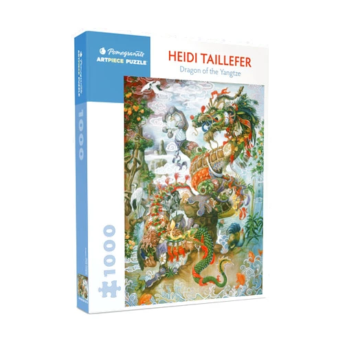 Pomegranate 1000-Piece Jigsaw Puzzle for Adults, Heidi Taillefer's Dragon of The Yangtze, Matte Finish, Snug Fit