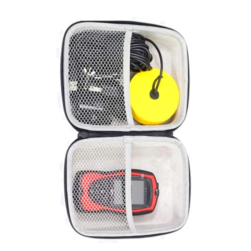 LUCKY Hard Travel Case for LUCKY/LUCKYLAKER Handheld Fish Finder Boat Sonar Fishing Finders Transducer Kayak Fish Finder Waterproof for Ice Fishing