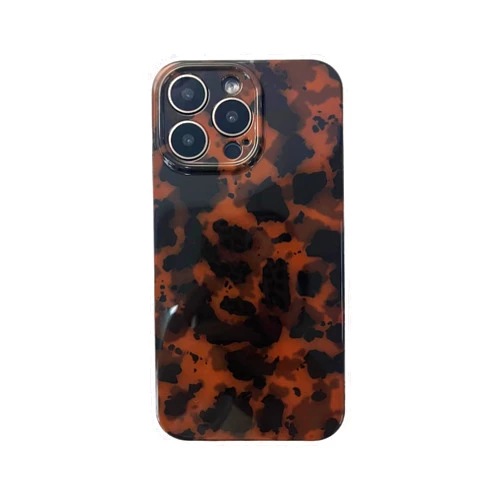Aaknhen Tortoise Shell Phone Case Compatible for iPhone 16(NOT Pro) Retro Leopard Cheetah Print Chic Animal Pattern Flexible Soft TPU Protective Cool Girls Amber Brown Phone Cover(for iPhone 16)