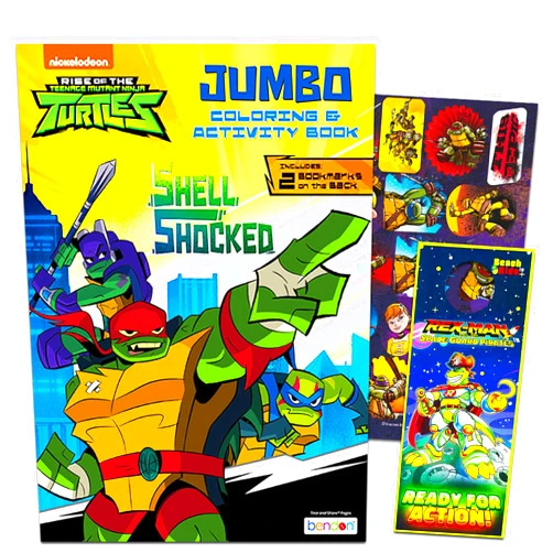 Teenage Mutant Ninja Turtles Coloring and Activity Book with Stickers (TMNT)