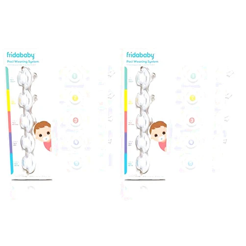 Frida Baby Silicone Paci Weaning System, BPA Free, Latex Free (Pack of 2)
