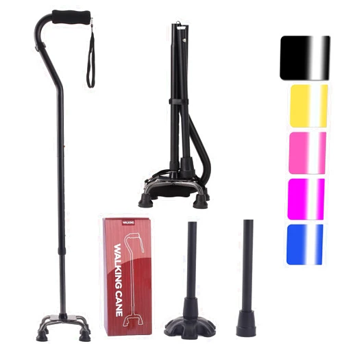 LIXIANG Walking Cane 3 in1 - Adjustable Lightweight Walking Sticks from 29-37 Inches,Balancing Mobility Aid for Men and Women