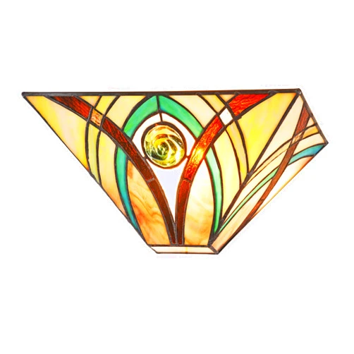 RADIANCE goods Tiffany-Style 1 Light Mission Indoor Wall Sconce 12