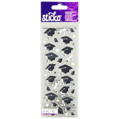Sticko Seasonal Stickers-Graduation