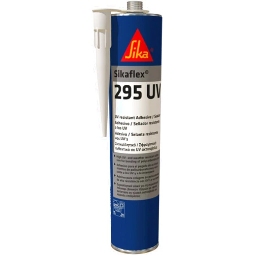 Sikaflex-295 UV Resistant Marine Adhesive Sealant, 10.1 fl. oz Cartridge, White