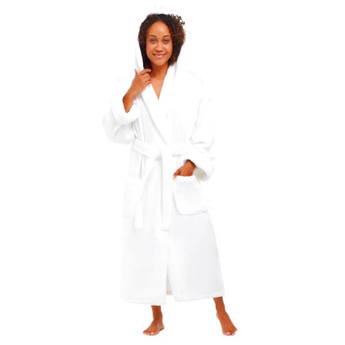 MONARCH Hooded Unisex Terry Bathrobe - 100% Lux Combed Cotton 16 oz. Loop Terry Robe, Five-Star Hotel Choice