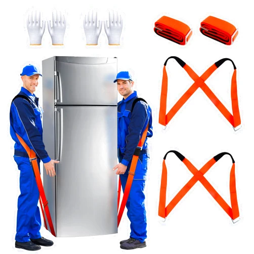 Break The Waves Moving Straps,2-Person Shoulder Moving & Lifting System, Adjustable Length Straps for Professional Moving, Move, Carry, Lift Heavy Objects, Furniture, Mattresses, Standard Size