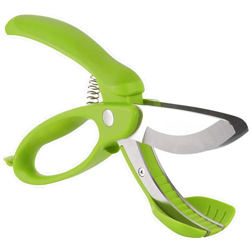Trudeau Toss and Chop Salad Tongs, Stainless Steel
