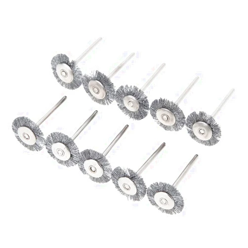 Generic T Shaped Wire Brushes Tool Die Grinder Removal Wheel 10 Pieces