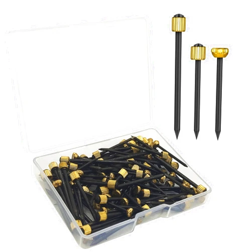XQIGI 100PCS Picture Frame Hanging Nails, 3 Sizes Wall Decorative Nails with Plastic Storage Box, Picture Hang Solutions Kit 5-30 lbs Hanging Hardware Tool Hangers