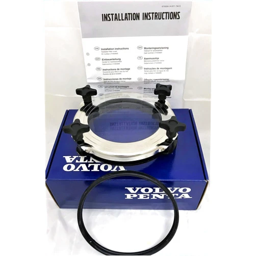 Volvo Penta Volvo New Upgrade Transparent Sea Water Strainer Cover Kit 21400685 388914