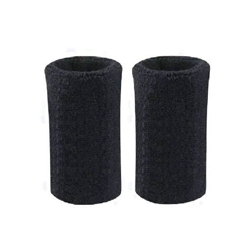 Mcolics 6' Inch Wrist Sweatband in 11 Athletic Cotton Wristbands Armbands (1 Pair)
