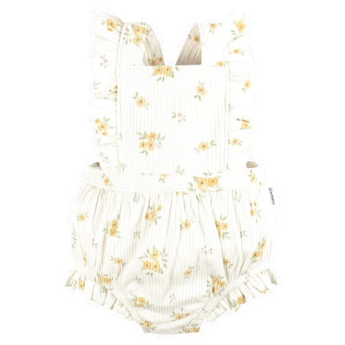 Gerber baby-girls Sleeveless Ruffle Romper