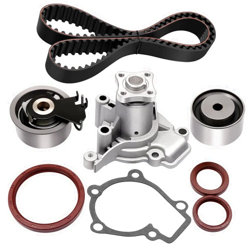 SCITOO TCKWP284A Engine Timing Belt Kit Fits for 06-12 for Hyundai Elantra 06-09 for Hyundai Tucson 10-11 for Kia Soul 06-09 for Kia Spectra Spectra5 06-09 for Kia for Sportage