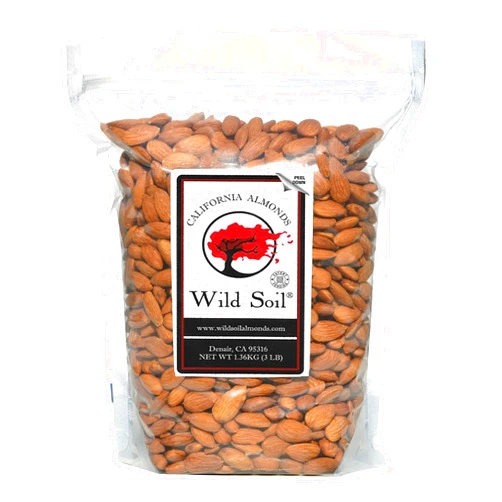 Wild Soil Beyond Almonds, Unflavored– 20% Higher Protein Than Other Almonds, Distinct and Superior to Organic, Raw