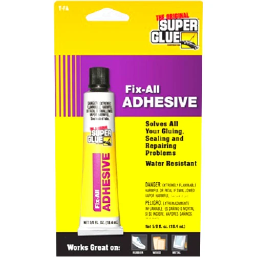 Super Glue Fix All Adhesive,5/8 fl. Oz. Tube,Clear, PT-FA