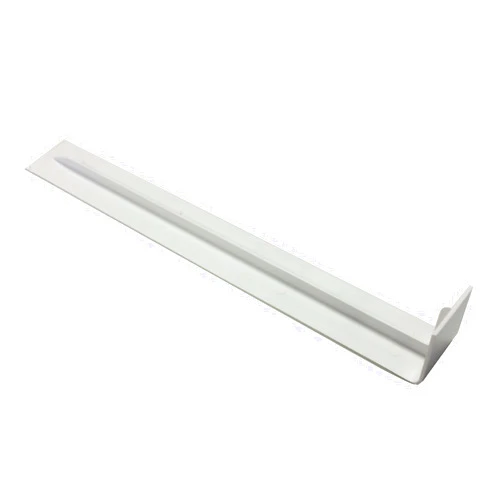Plas 5 x UPVC Plastic Fascia Board Straight Butt Joint White 300mm Round Edge Profile