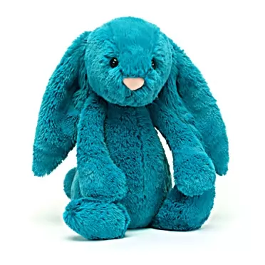 Jellycat Bashful Mineral Blue Bunny Medium Stuffed Animal