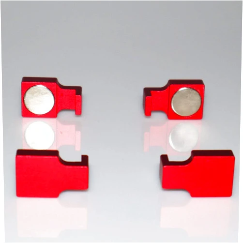 Generic CWZ 4-Pack! Magnetic Parallel Keepers, Holders. Vise, CNC,Kurt,Machinist Tools Red