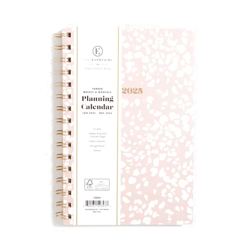 Blue Sky The Everygirl 2025 Weekly and Monthly Planner Calendar, January 2025 - December 2025, 5