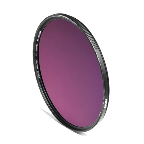 NiSi 86mm HUC PRO Nano IR ND1000 - Circular 3.0 Density, 10 Stop Fixed Neutral Density Camera Lens Filter - Infrared (IR) Pollution Reduction, HD Optical Glass, Waterproof Nano Coating