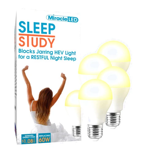 Miracle LED MiracleLED Sleep Study Bulb, Amber Glow