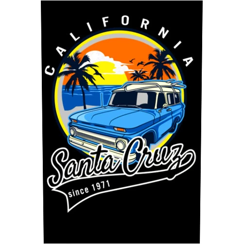 By hamza hadji (Author) California Santa Cruz Vintage: Notebook California Santa Cruz Vintage Varsity Blank Lined | 6x9 Inch | 120 Pages (Journal, Composition Book)