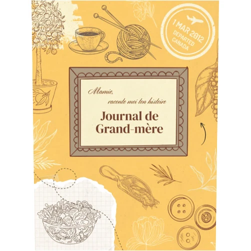 Amarcord Journals Mamie: raconte moi ton histoire - Journal de Grand-mère: Livre de mémoire de famille à compléter - Cadeau pour grands-parents (LIVRE DE MÉMOIRES) (French Edition)