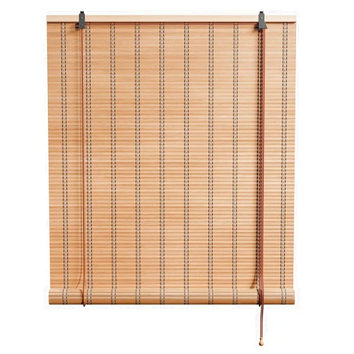 Yutianli Bamboo Blinds Roller Shades for Windows Bamboo Shades for Indoor and Outdoor Patio Style A 24