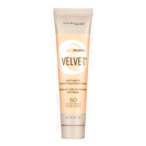 Maybelline New York Dream Velvet Soft-Matte Hydrating Foundation, Sandy Beige, 1 fl. oz.