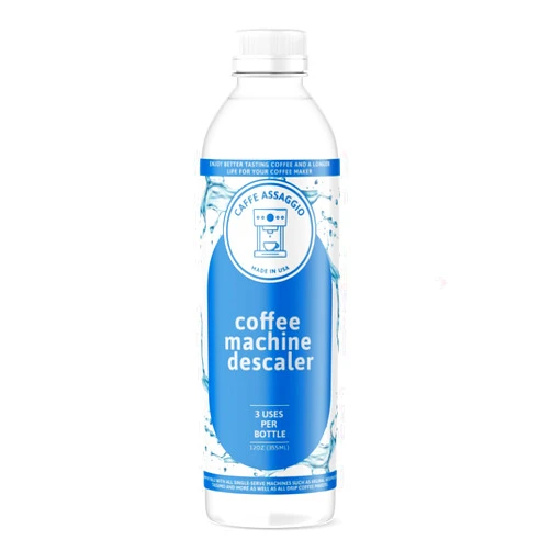 Caffe Assaggio Descaling Solution (3 Uses) Universal Coffee Machine Descaler for Keurig Coffee Machines, Descaler for Nespresso Coffee Machine Delonghi Descaler Breville Descaling Solution Made in USA