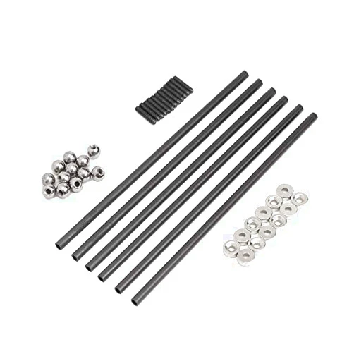 AIBOAT 3D Printer Accessories - 200MM 4x6 MM Diagonal Push Rod L200 with Magnetic Ball Joint and Steel Ball for 3D Printer