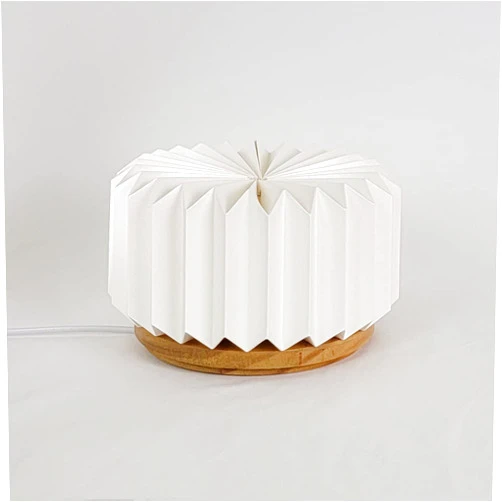 Studio pleat LLC Pillar Slim - dimmable,table lamp, nursery lamp, modern, japandi, origami, scandinavian design