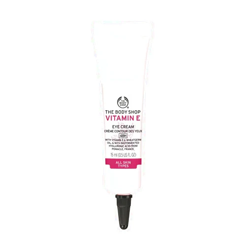 The Body Shop Vitamin E Eye Cream – Reduces the Appearance of Fine Lines – Refreshes & Hydrates – For All Skin Types – Vegan – 0.5 oz