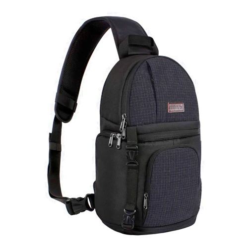 MOSISO Camera Sling Bag, DSLR/SLR/Mirrorless Camera Case Shockproof Photography Camera Backpack with Tripod Holder & Removable Modular Inserts Compatible with Canon/Nikon/Sony/Fuji, Black
