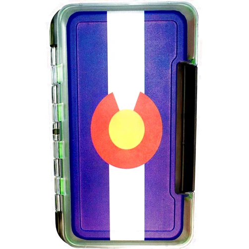 Montana Fly Company Waterproof Fly Box Colorado State Flag, Medium
