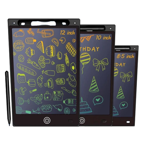 Yidedraw 3 Pack LCD Writing Tablet for Kids, Doodle Board withColorful Screen, Reusable Electronic Drawing Pad for Learning Educational, Toy Gift for Boys Girls ages 3-8 (8.5