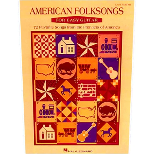 By Hal Leonard Corp (Contributor) American Folksongs for Easy Guitar | 70+ Traditional Folk Songbook for Easy Guitar | Easy Guitar Sheet Music with Chord Diagrams, Lyrics, and Strumming Patterns | Perfect Music Teacher Resource