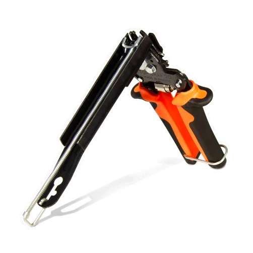 EDMA - Top Grafer 20/22 - Hand Hog Ring Pliers - 50 Staple Magazine - 2 Built-In Cutters for 3 mm Thickness - 41155 - Perfect for Professional Landscapers