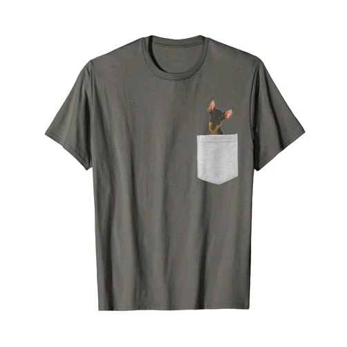 Dog in Your Pocket Manchester Terrier T-Shirt