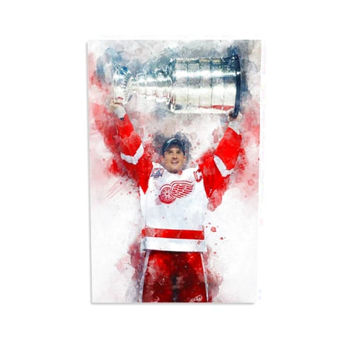Generic Steve Yzerman Poster Art Wallpaper (1) Picture Print Canvas Poster Wall Paint Art Posters Decor Modern Home Artworks Gift Idea 08x12inch(20x30cm)