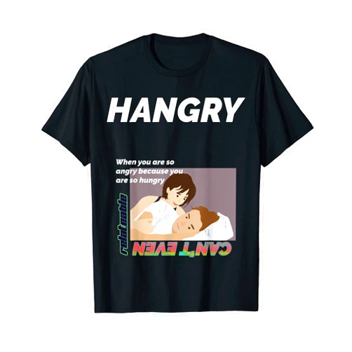 AUCLAY Hangry Unisex Relatable T-Shirt