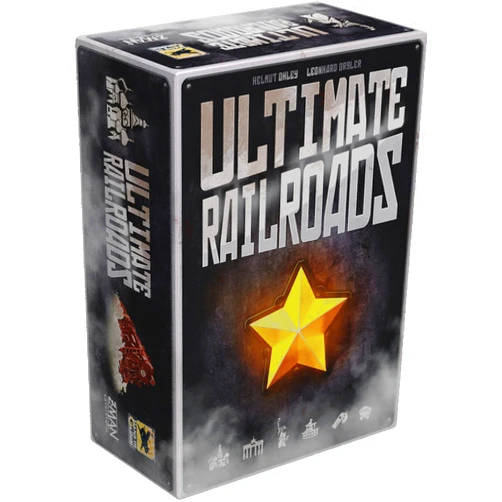 Asmodee Z-Man Games Ultimate Railroads Board Game | Worker Placement Strategy Game | Train Route-Building Game for Adults and Kids | Ages 12+ | 1-4 Players | Average Playtime 90-120 Minutes